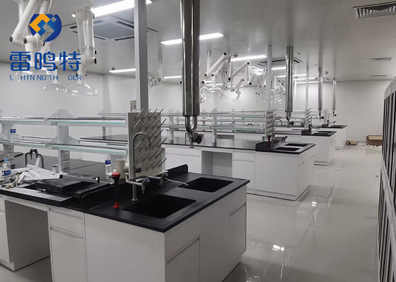 Banchi da lavoro chimici del laboratorio di acciaio inossidabile della medicina 850mm su ordinazione con il lavandino